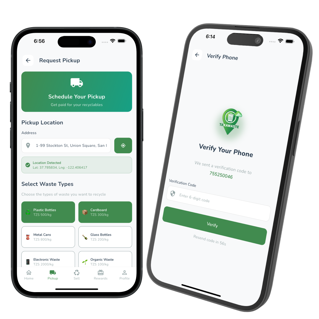 TakaWaste Smart Platform - Connecting communities for better waste management